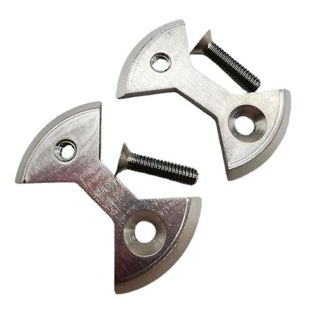 2 stk. Speedplay Udskiftningsbeskyttelsesplader i Titanlegering til Pedal Lås til Mountainbike