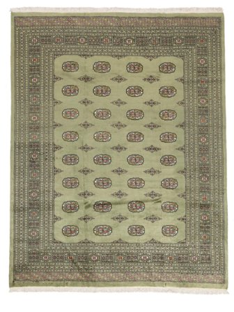 Oriental Pakistan Bokhara 2Ply Rug 200X255 Dark Yellow/Dark Green Wool, Pakistan