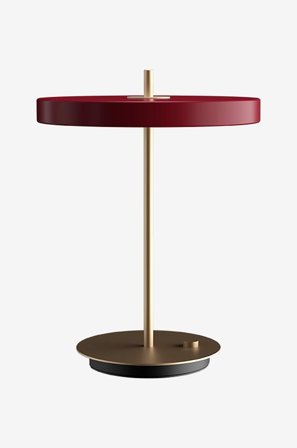 Umage - Pöytävalaisin Asteria Table Ø 40 x 30 cm - Punainen - Ladattavat valaisimet - - Homeroom
