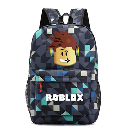 Roblox Ryggsäck Skolväska för Student Söt Cartoon Ryggsäck C