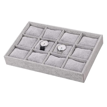 Smykkeskrin Smykkevisningsbrett Halskjede Anheng Organizer Ring Øredobber Øredobber Armbånd Display Rekvisitter Klokkeplate