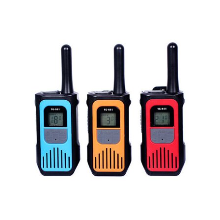 Walkie Talkie -paketti (3 kpl), Ladattava Walkie Talkie, 16 Kanavaa