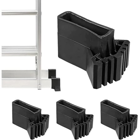 4 kpl liukumattomia tikapuiden jalkoja suojaavia päällyksiä tikapuiden jalkoihin Teleskooppitikkaat Kalatikkaita Kestävät tikapuiden jalkatyynyt[co]