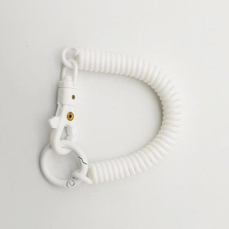 2 stk plastik telefon fjeder elastisk reb 1 1