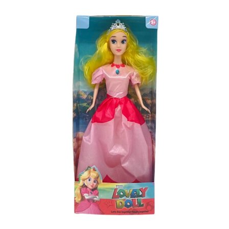 Söt Peach Princess Klassisk Docka Vinyl Docka Musik Docka Barn's Födelsedag present jul present