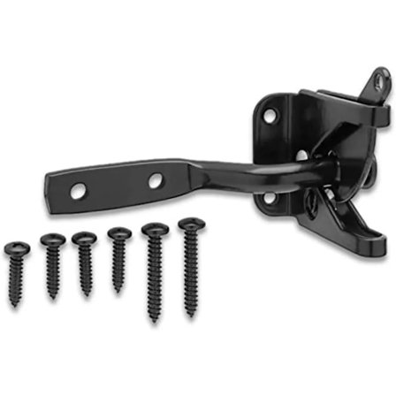 Pålitelig automatisk gravitasjonslås med spak, kraftig stål, stilren svart design