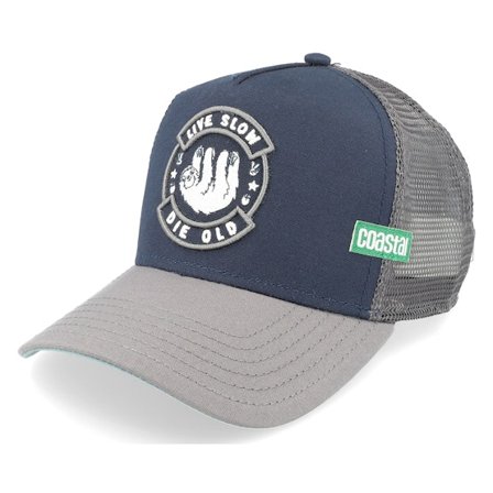 Coastal - Blå trucker Keps - Die Old Dark Navy/Grey Trucker @ Hatstore