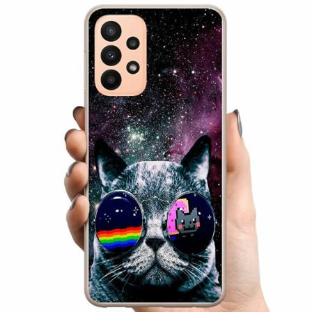 Samsung Galaxy A23 5g Tpu Mobilskal Space Cat
