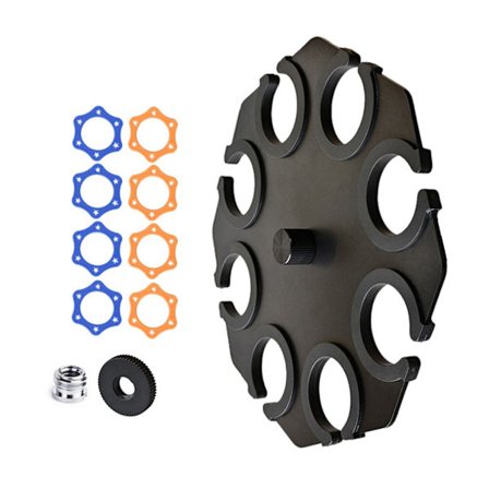 Praktisk og beskyttende Multi-mikrofonholder til scenebrug for performere og podcastere