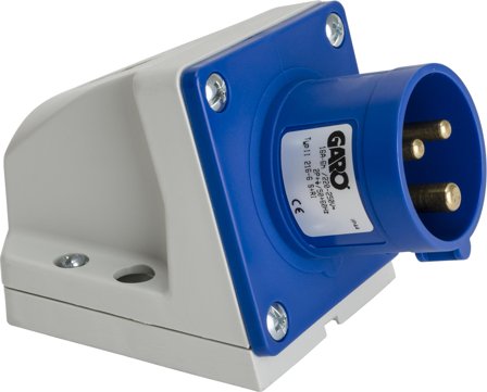 Garo 352178 Vegginntak 230 V, blå, Stikkontakter & kabler