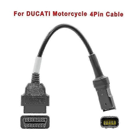 Ducati Motorcykel OBD2 till 4-Pin Diagnostisk Kodläsare Adapter Scanner Kabel Tillbehör