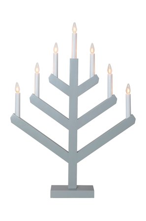 Jotex - VINGA el-lysestake Grå - Kjøp Adventsstaker hos Jotex