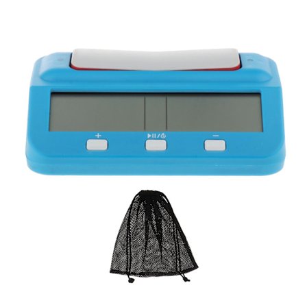 Sjakkklokke Digital sjakktimer for brettspilltimer Blå