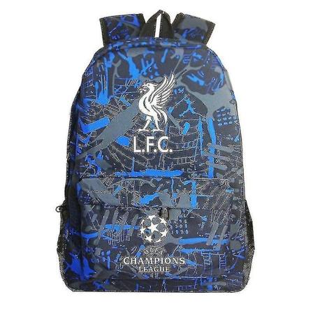 Graffiti Liverpool Uefa Champions League Axelväska Fan Ryggsäck Student Skolväska Förvaringsväska