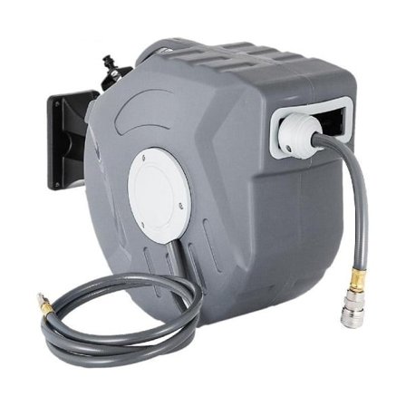 20M Uttrekkbar Luft Slange Snelle Veggmontert PVC Slange Automatisk Rewinding Swivel Line Kompressor