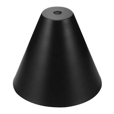 Bordslampa skärm golvlampa skärm sovrum hotell bordslampa skärm metall skärm (11.90X11.90X10.00CM, svart)