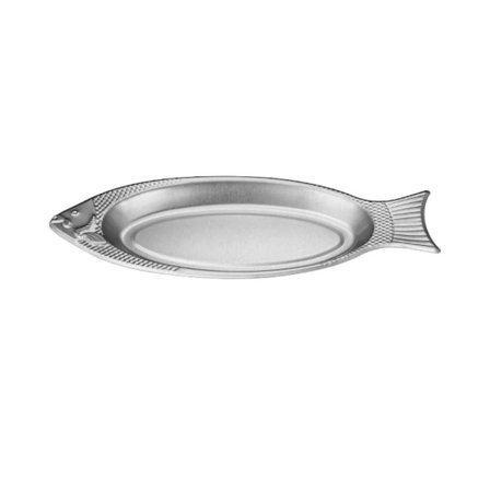 Dampet fisketallerken grillplate SØLV-45CM SØLV-45CM