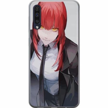 Samsung Galaxy A50 Genomskinligt Skal Makima Chainsaw Man