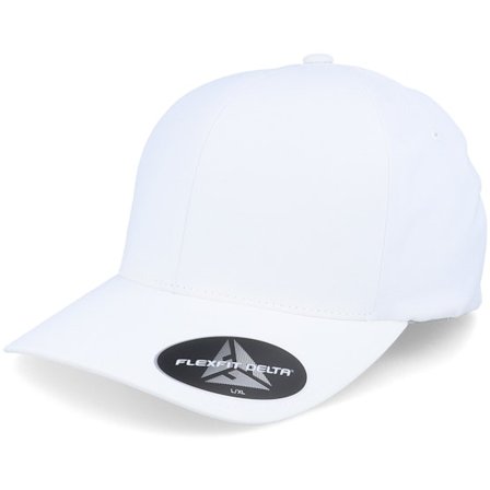 Flexfit - Weiss flexfit Cap - Delta White Flexfit @ Hatstore