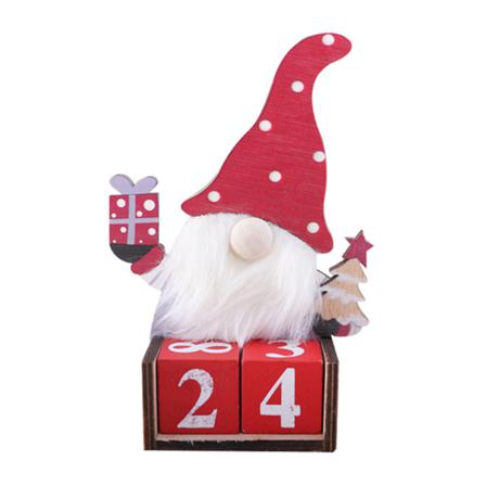 Julträ Adventskalenderträd Till Nedräkningsblock Red