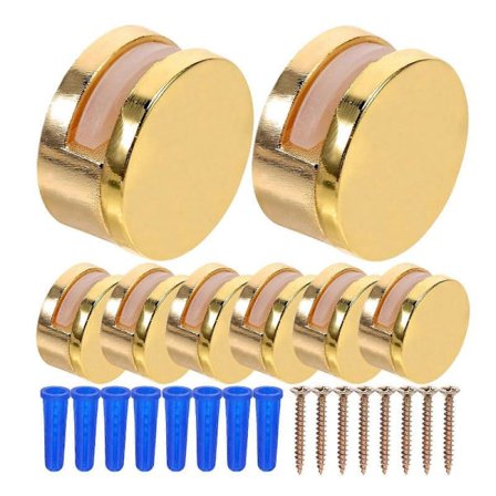 Speilklips Kraftige Glasshyller Faste Klemmer Badspeil Monteringsklemme For Visning 8stk