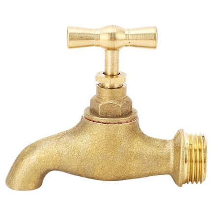 G1 2 tum Trädgårdsslang Vattenkran Gängad Avstängningsventil för Bevattning