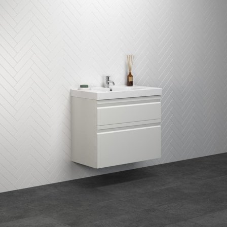 Dansani Luna Menuet Kommodpaket 81 cm Vit matt, Badrum