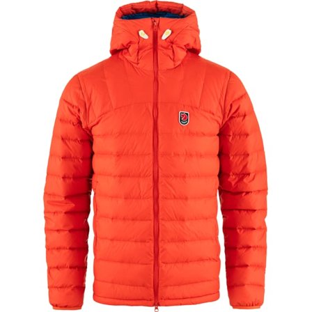 Fjällräven Expedition Pack Down Hættetrøje XS - male - Flame Orange-UN Blue - Winter Jackets