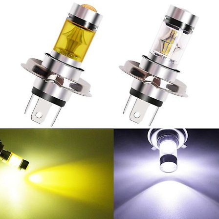 2x 1156 1157 H4 H7 H8 Hb4 H11 9005 20smd Bilbremse LED Blinklys Ryggelys Blinklys Tåkelys H4 Linse Bilhovedlys(6000K100WH8 H11)