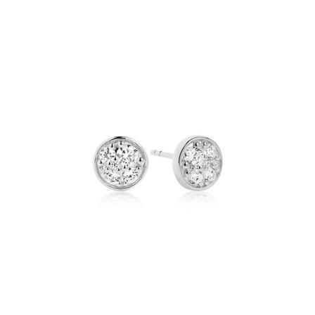 Sif Jakobs, Earrings Novara Piccolo Grijs, Dames, Maat:ONE Size