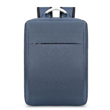 Datamaskinryggsekk med aluminiumsgrep uten USB blå