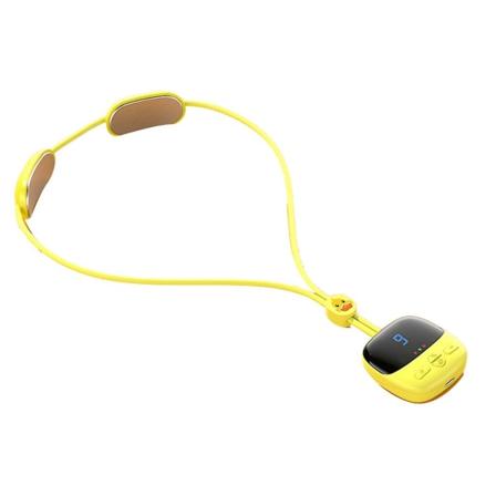 Smart elektrisk nakkemassager skulder kropsmassager vibrations nakkemassager genopladelig varm komprimering Yellow