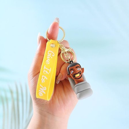 Skibidi toilet gumminyckelring fin nyckelringar 1st - spot sales