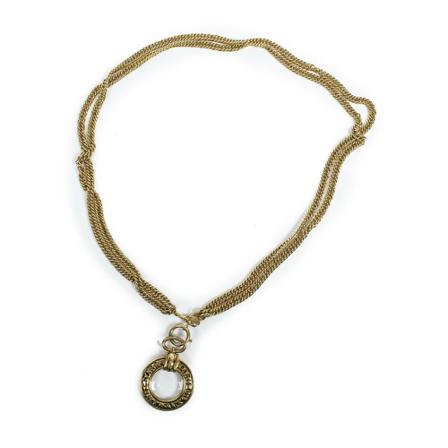 Chanel Vintage Pre-owned Jewellery , Geel , Dames , Maat: ONE Size Vintage Sieraden