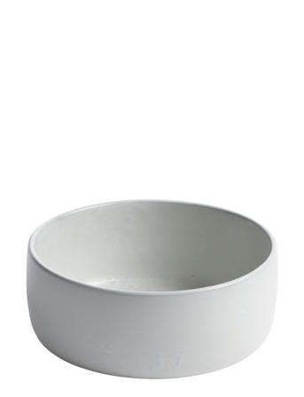 Raw Arctic White - Skål Høj 1 Stk D19,5 X H8 Cm Aida White