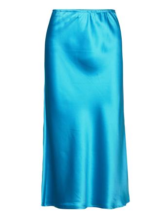 Cc Heart Skyler Sateen Skirt Blue Coster Copenhagen