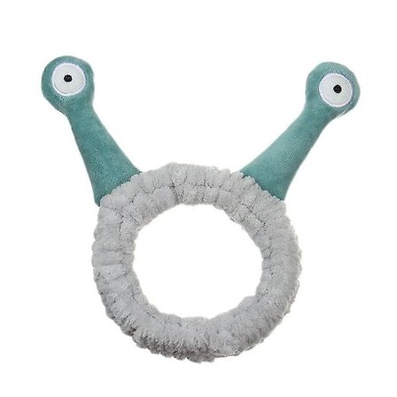 Ny sneglevask ansiktsplysj pannebånd søt sminkebånd turban snegleantenne øyne