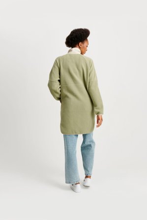 Tretorn Svalebo Long Pile — Flecce Jakke Kvinder — Grøn | Ydertøj, Gummistøvler, Jakker & Regntøj til Dame, Herre & Børn