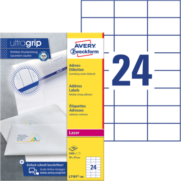 Avery Adressetikett UltraGrip