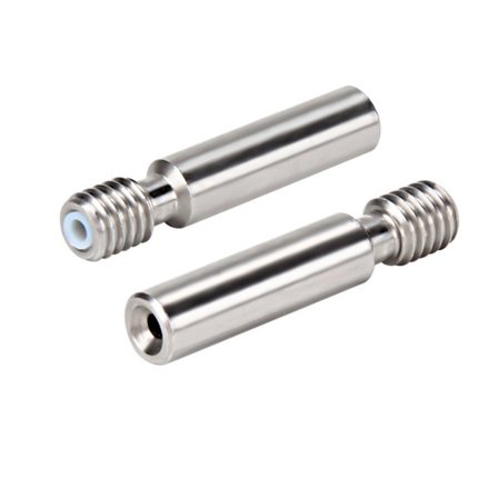 2021 All-Metal V6 Heat Break för titan och legering 3D-skrivare Heat Break Throat MK8 1,75 mm V6 Hotend Heater Block