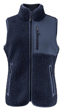 James Harvest Kingsley Pile Vest Marineblå, Klær