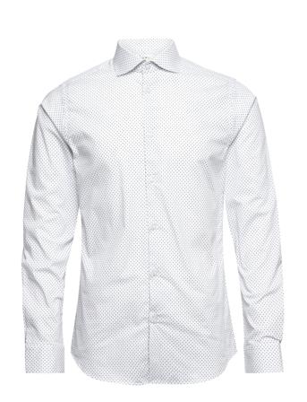 Koli L/S Shirt Skjorte Business Hvit Bertoni