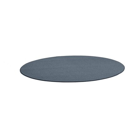 Round rug ADAM, Ø 3000 mm, blue grey