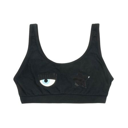 Chiara Ferragni Collection 6801 Bras svart, Dam Hela set, Dam, Storlek: M