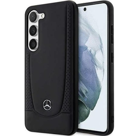Mercedes Urban läderfodral för Samsung Galaxy S23 - svart