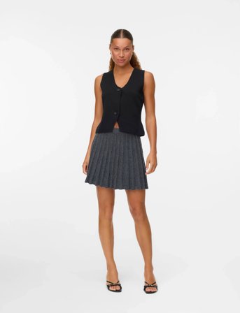Vero Moda Vmmarina Nw Skaterskirt Boo - Grey - S