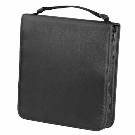 CD-Väska Nylon Svart För 160 CD