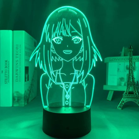 Anime Destiny LED Natlampe til Børneværelse Dekoration Natlys Fødselsdagsgave Manga 3D Lampe Sengelampe