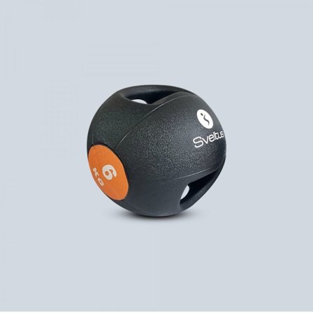 Sveltus Medicinbold med Dobbelthåndtag - 6 kg