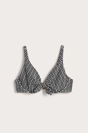 Kappahl | Stanik od bikini we wzory | Czarne